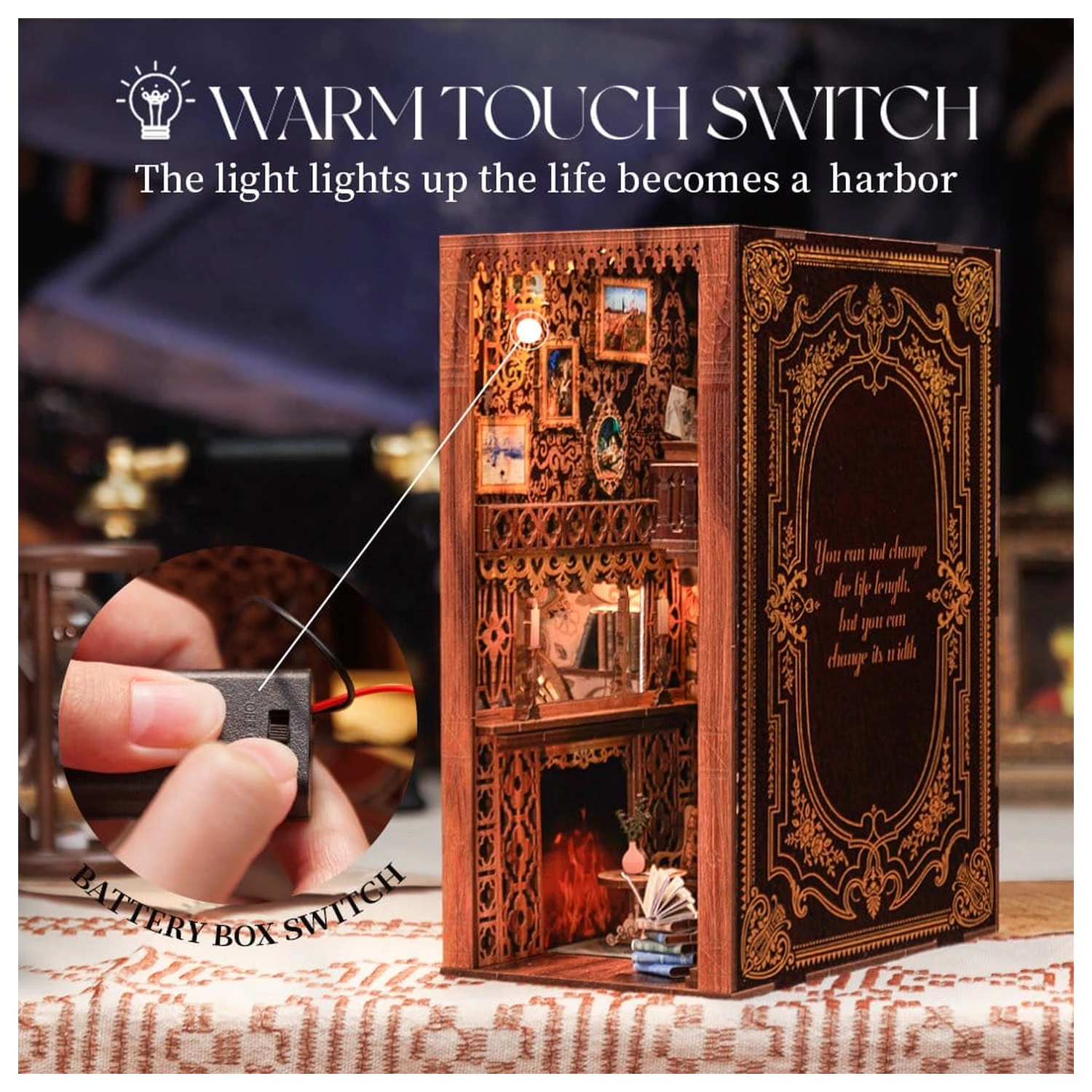 Book Nook Eternal Bookstore 23 x 11 cm  termékfotó