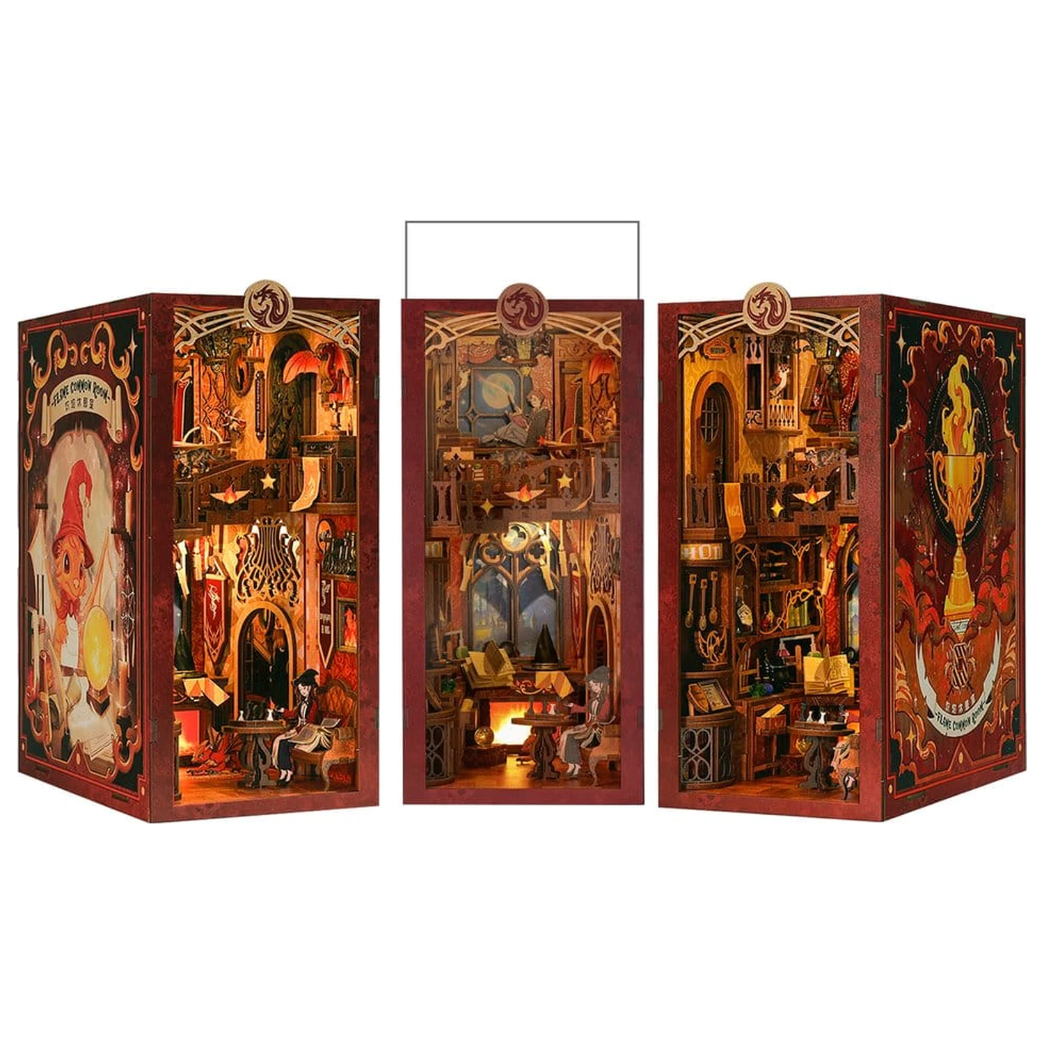 Book Nook Flame Common Room 23 x 11 cm  termékfotó