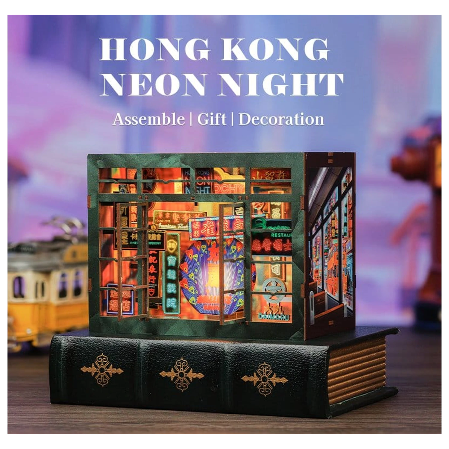 Book Nook Hong Kong Neon Light 13 x 17 cm termékfotó