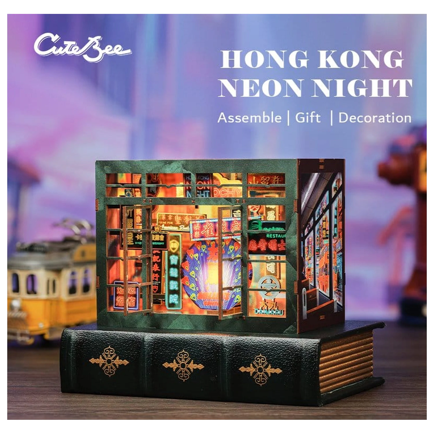 Book Nook Hong Kong Neon Light 13 x 17 cm termékfotó