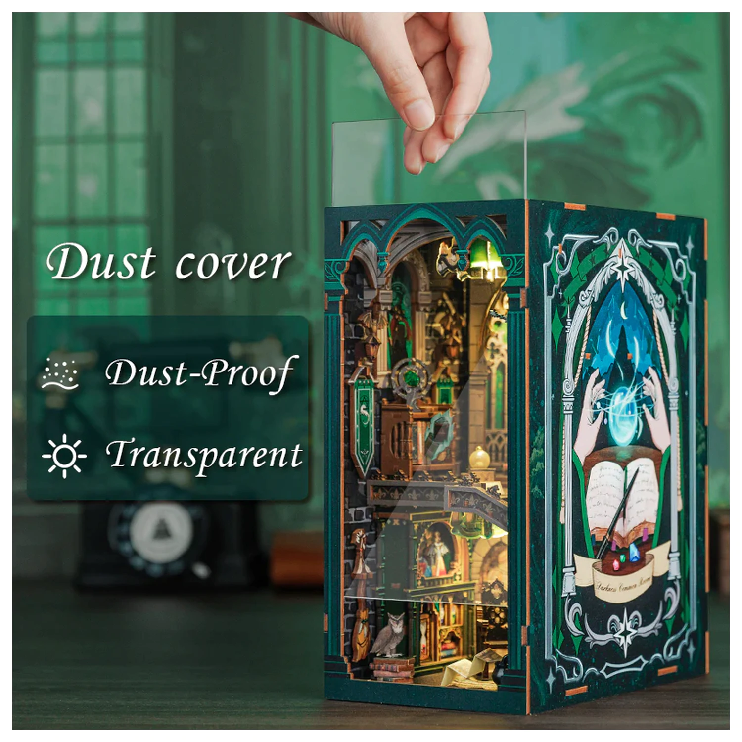 BOOK NOOK KIT DIY Darkness Common Room LED Light építőkészlet 150 db termékfotó