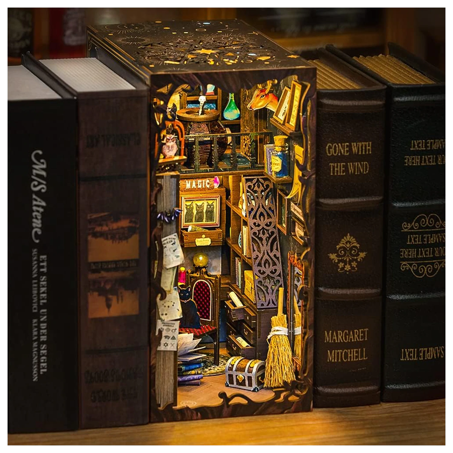 BOOK NOOK KIT DIY Magic Pharmacist LED Light építőkészlet 282 db termékfotó