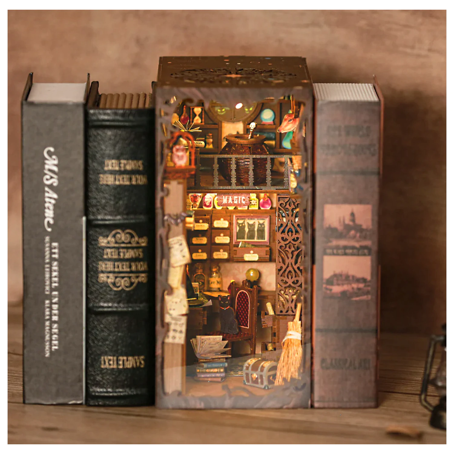 BOOK NOOK KIT DIY Magic Pharmacist LED Light építőkészlet 282 db termékfotó