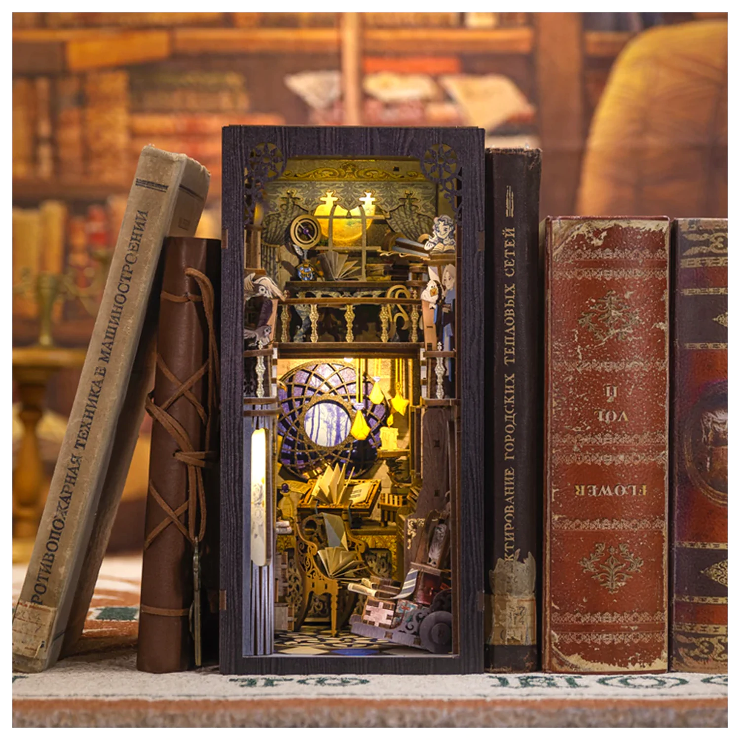 BOOK NOOK KIT DIY Nebula Common Room LED Light építőkészlet 350 db termékfotó