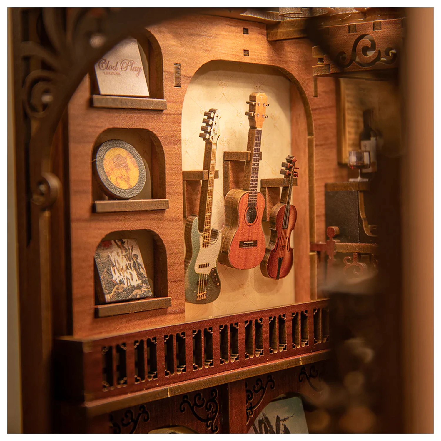 BOOK NOOK KIT DIY The Secret Rhythm LED Light építőkészlet 355 db termékfotó