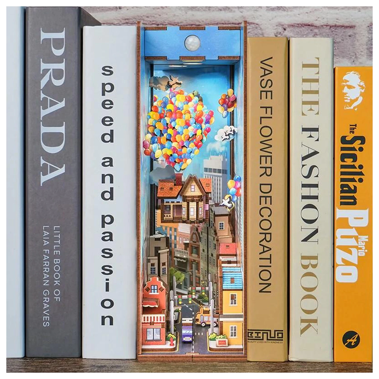 BOOK NOOK KIT DIY - Travel with the Wind 143db + LED lámpa termékfotó