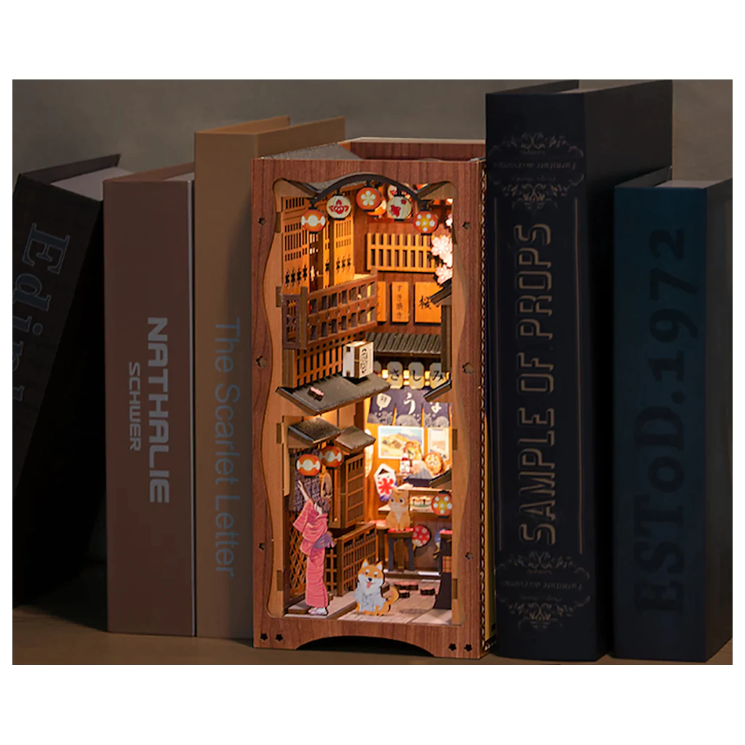 BOOK NOOK KIT DIY Under the Sakura Tree LED Light építőkészlet 241 db termékfotó