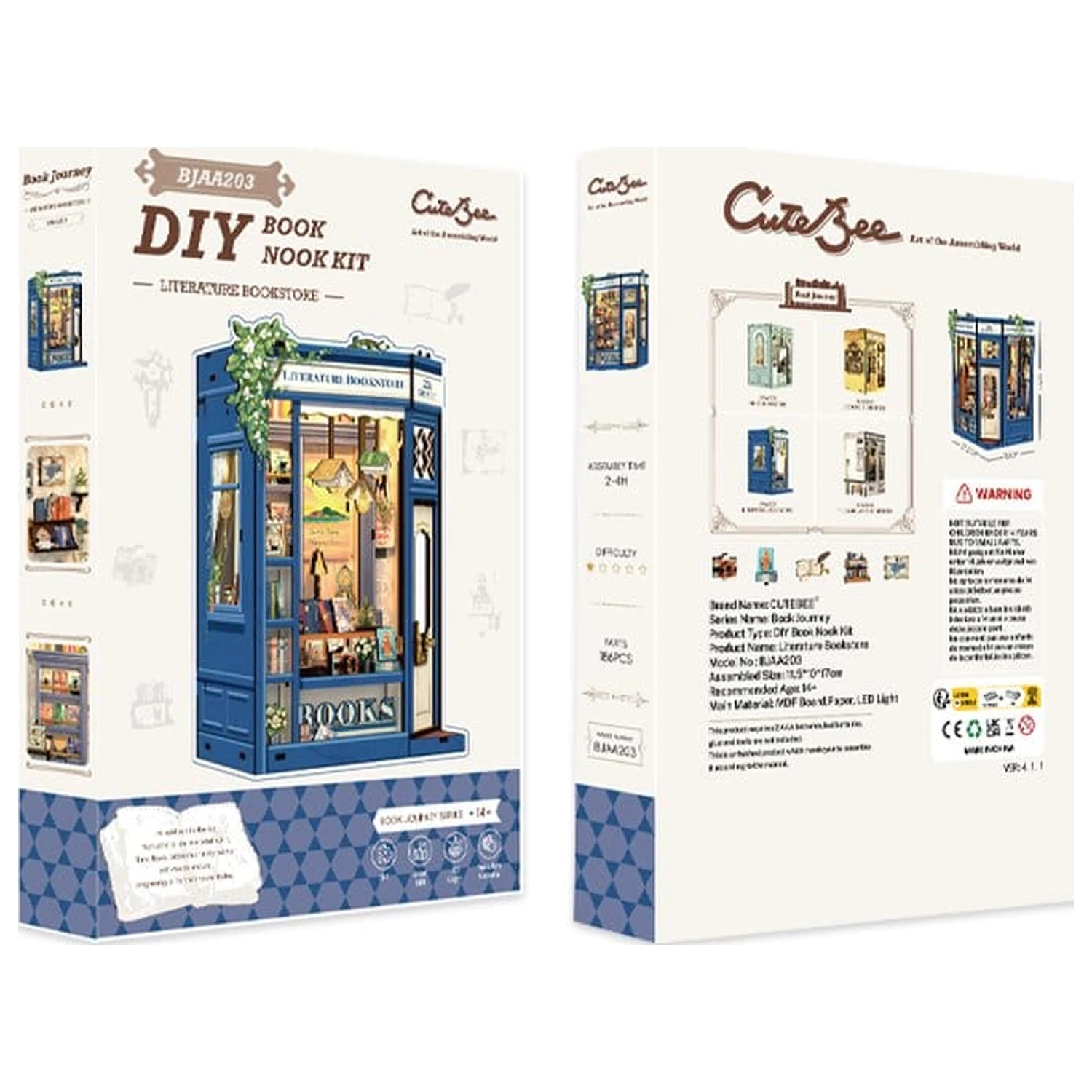 Book Nook Literature Bookstore 17 x 12 cm   termékfotó