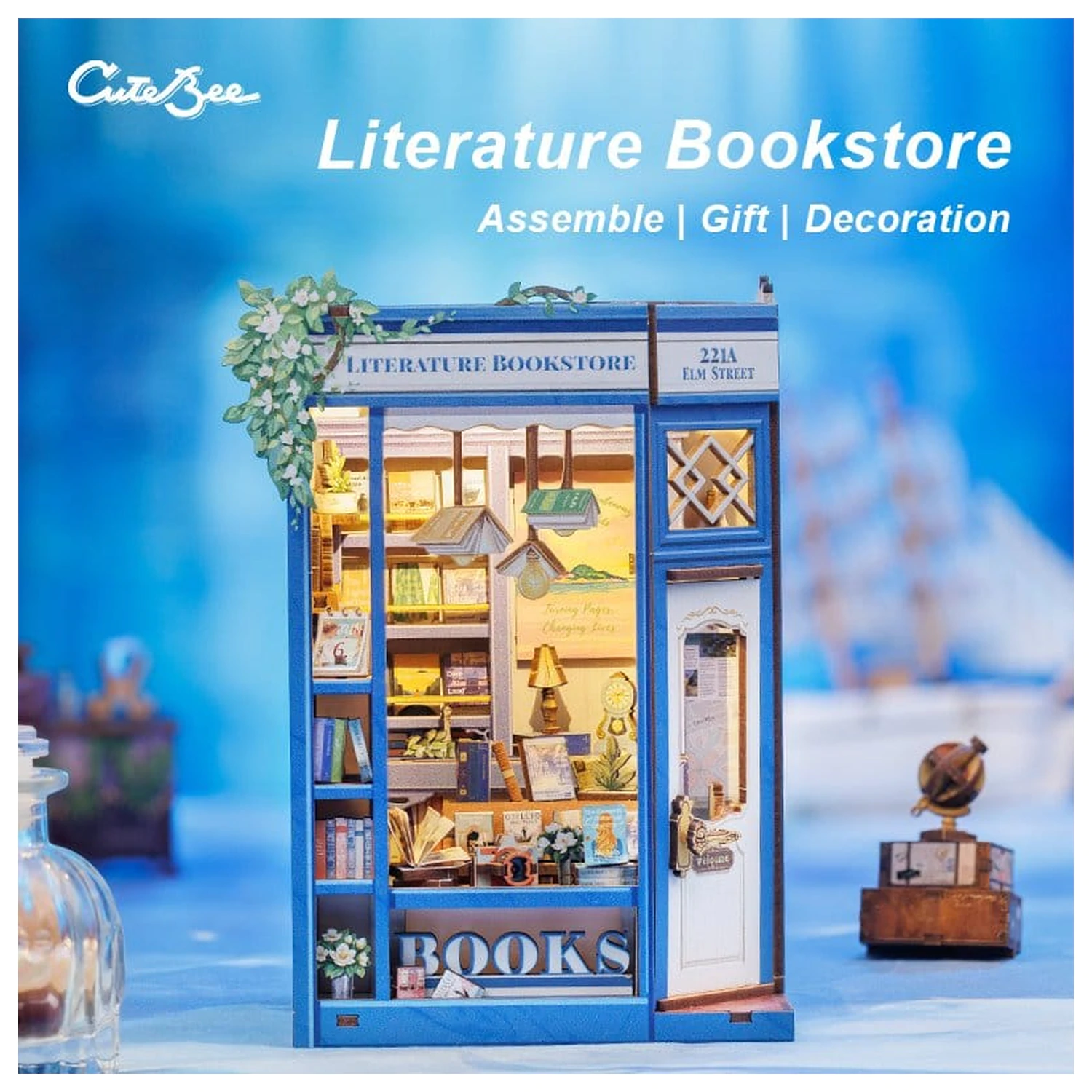 Book Nook Literature Bookstore 17 x 12 cm   termékfotó