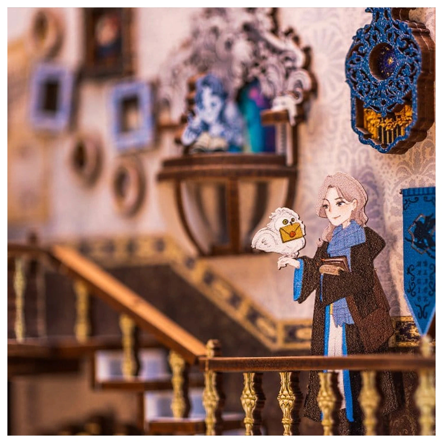 Book Nook Nebula Common Room 23 x 11 cm  termékfotó