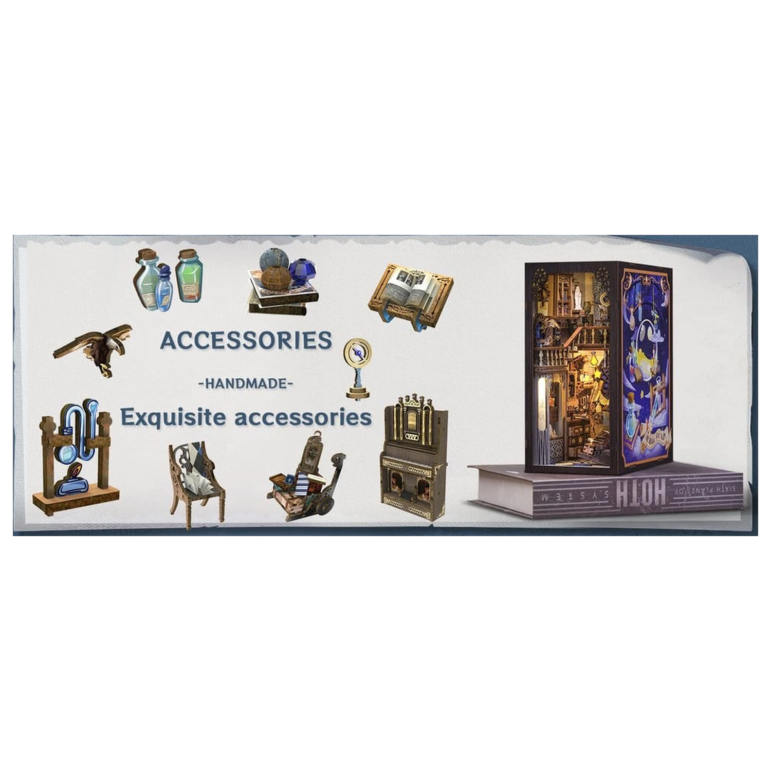 Book Nook Nebula Common Room 23 x 11 cm  termékfotó