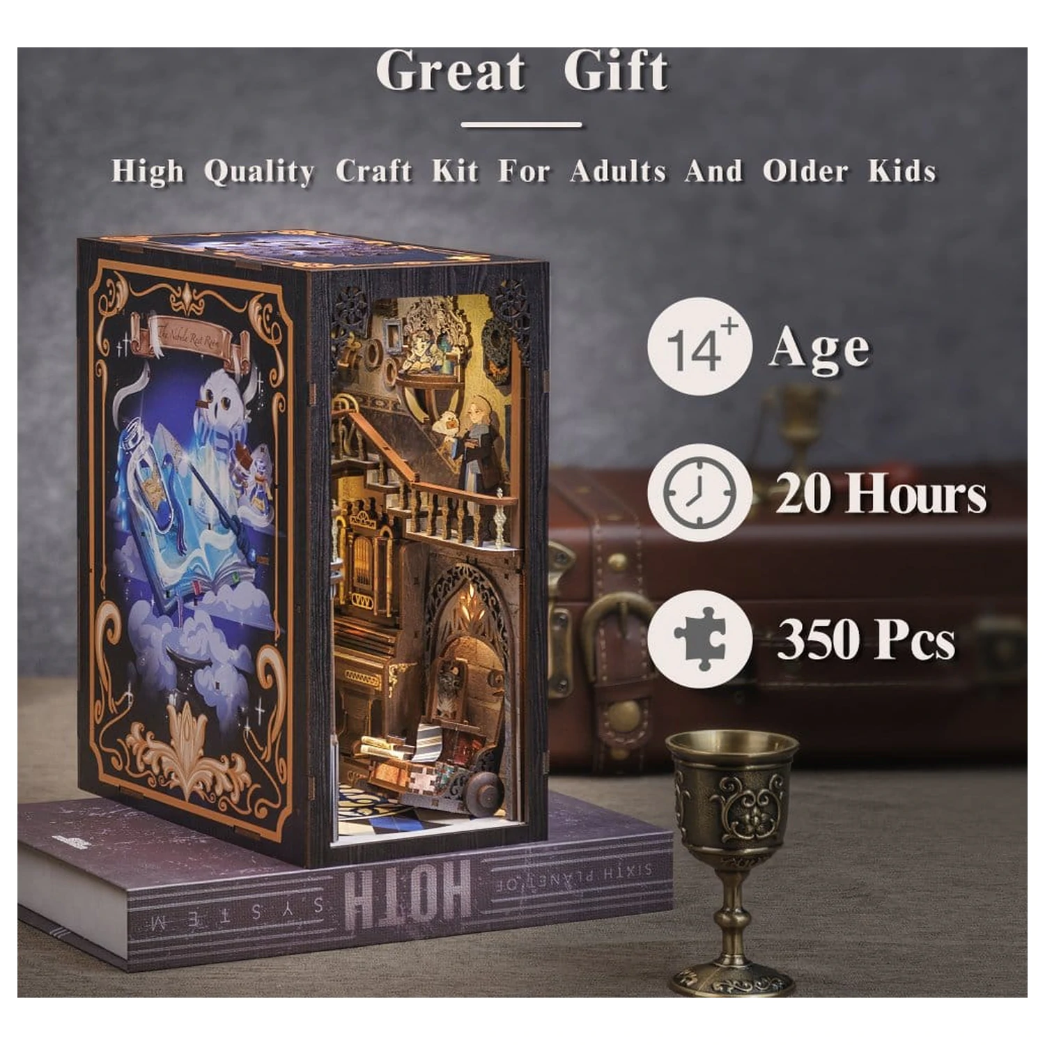 Book Nook Nebula Common Room 23 x 11 cm  termékfotó