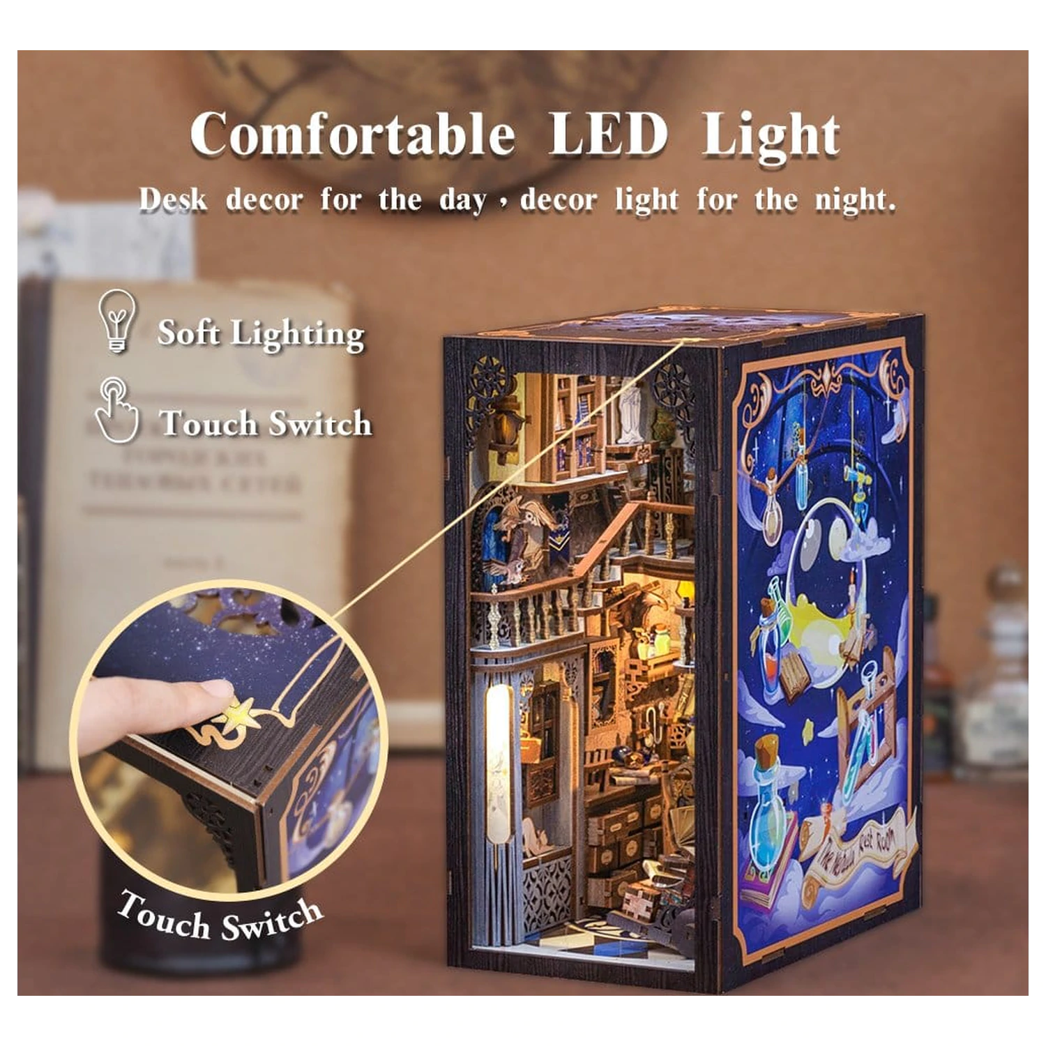 Book Nook Nebula Common Room 23 x 11 cm  termékfotó