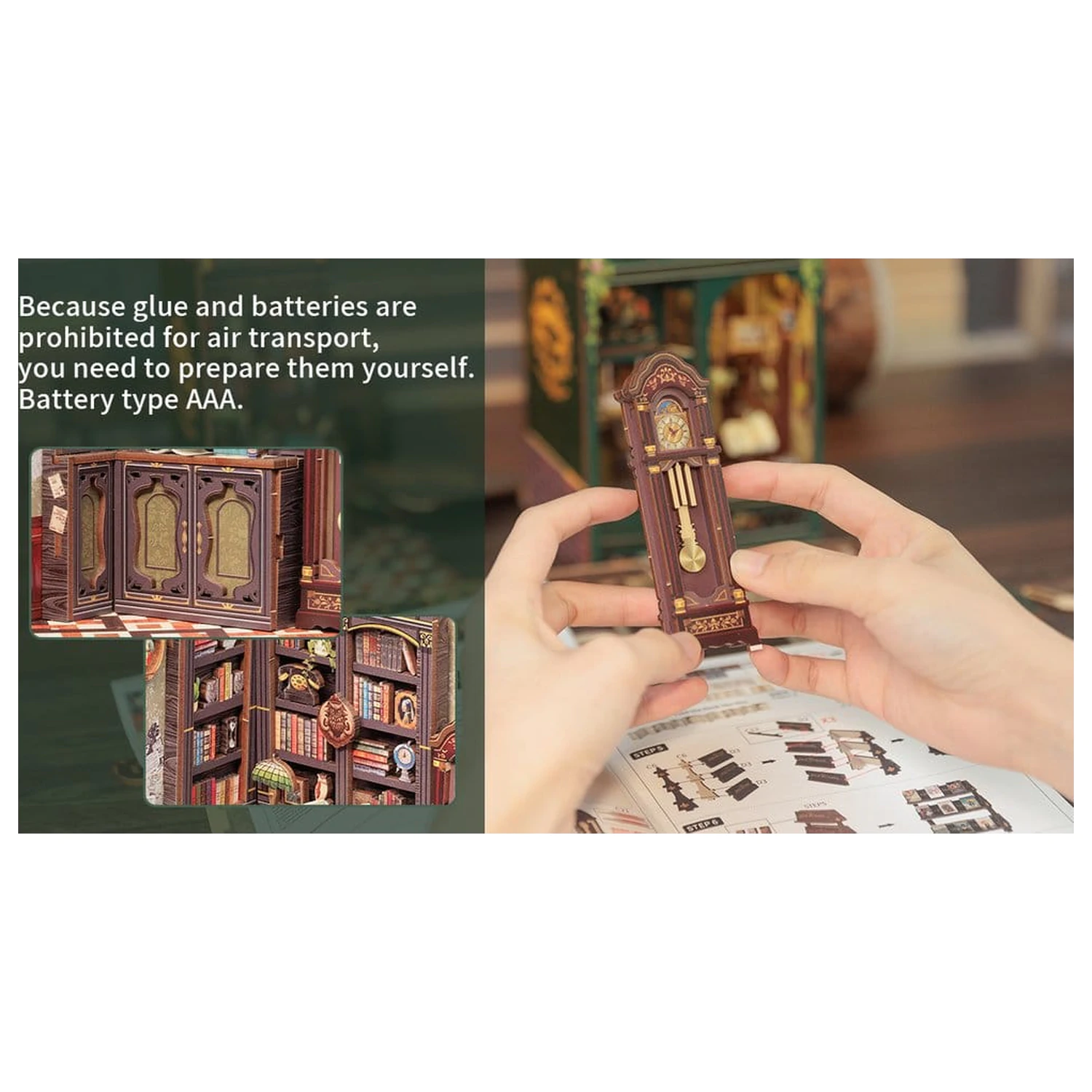 Book Nook Owl Bookstore 17 x 12 cm  termékfotó