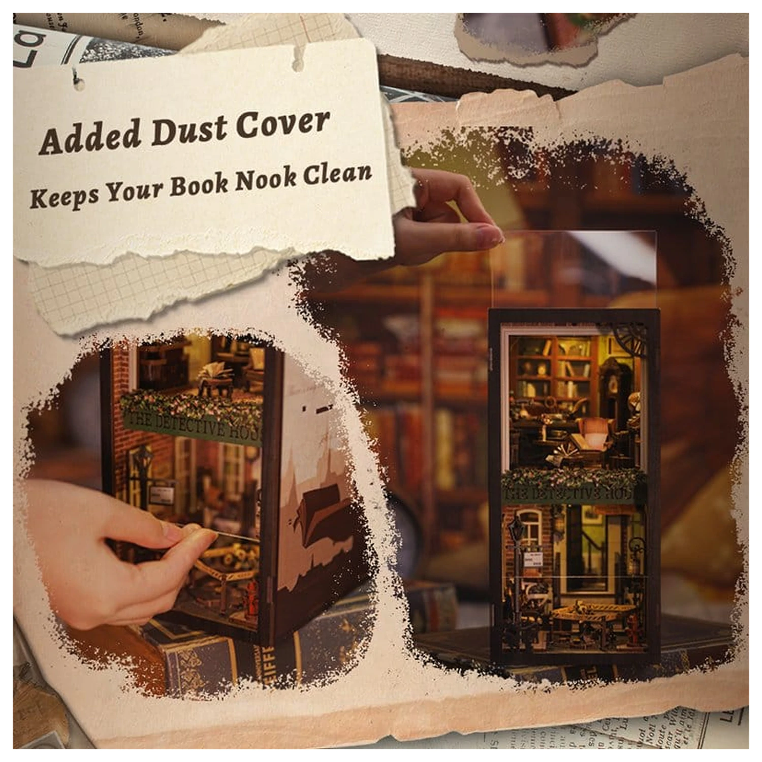 Book Nook Rose Detective Agency 23 x 11 cm  termékfotó