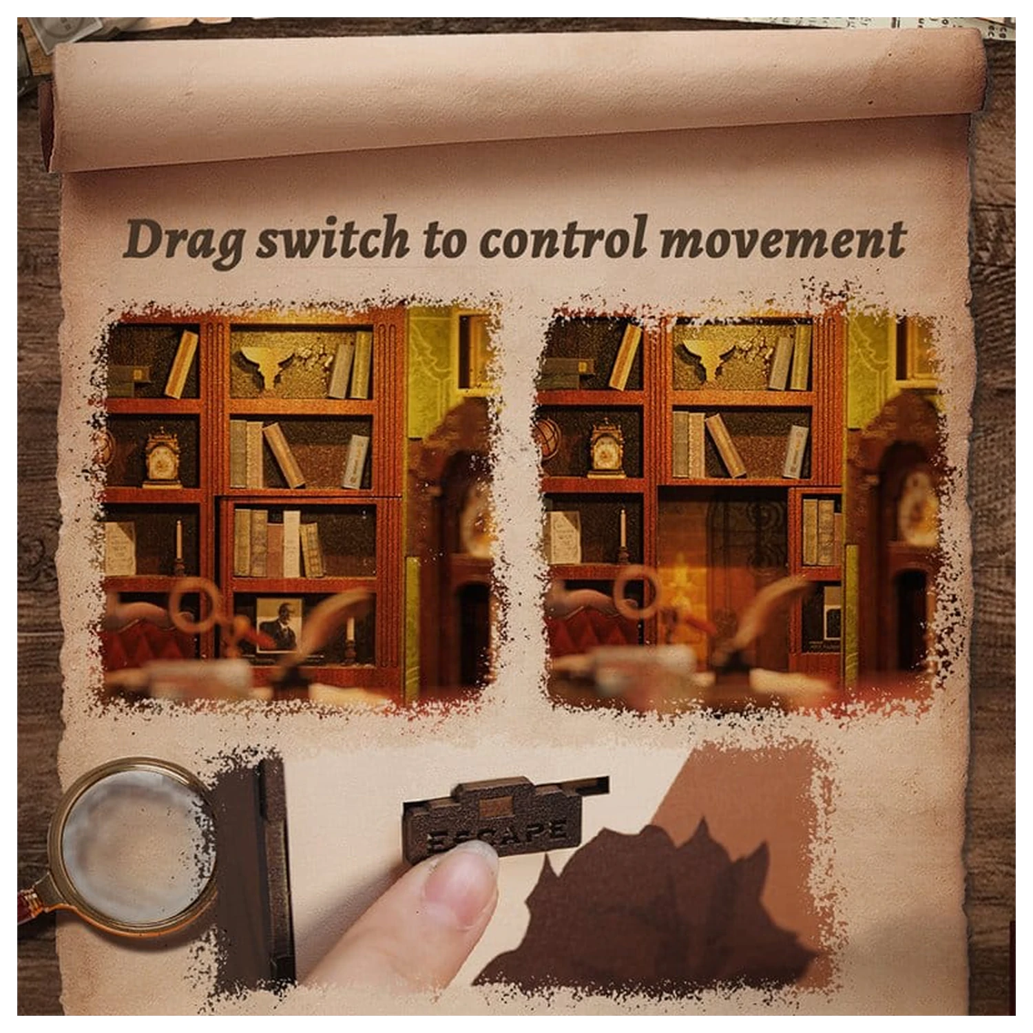 Book Nook Rose Detective Agency 23 x 11 cm  termékfotó