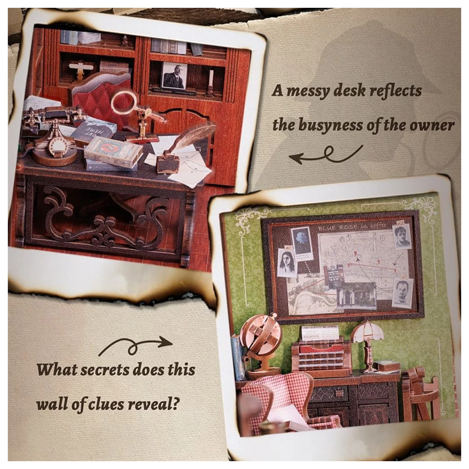 Book Nook Rose Detective Agency 23 x 11 cm  termékfotó