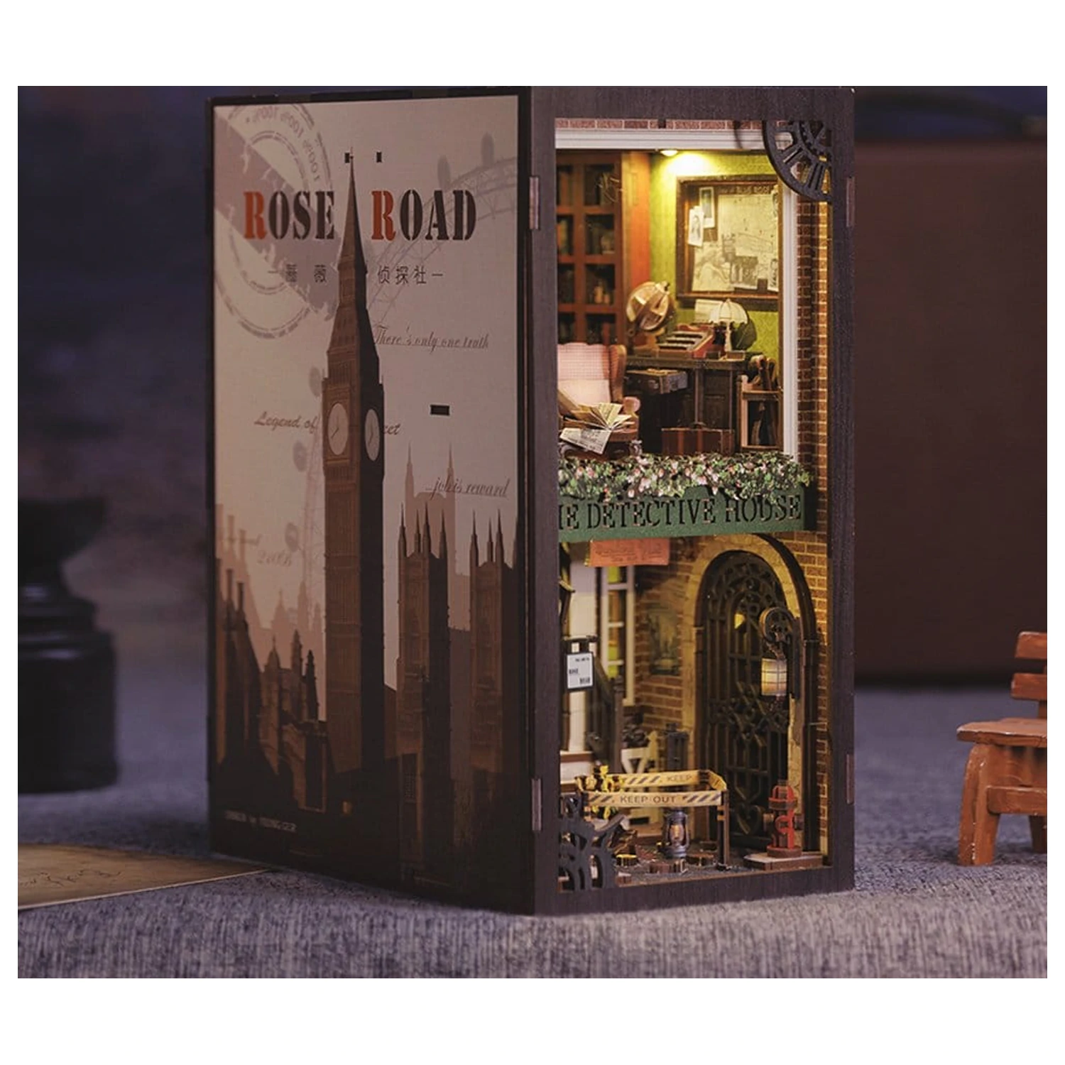 Book Nook Rose Detective Agency 23 x 11 cm  termékfotó