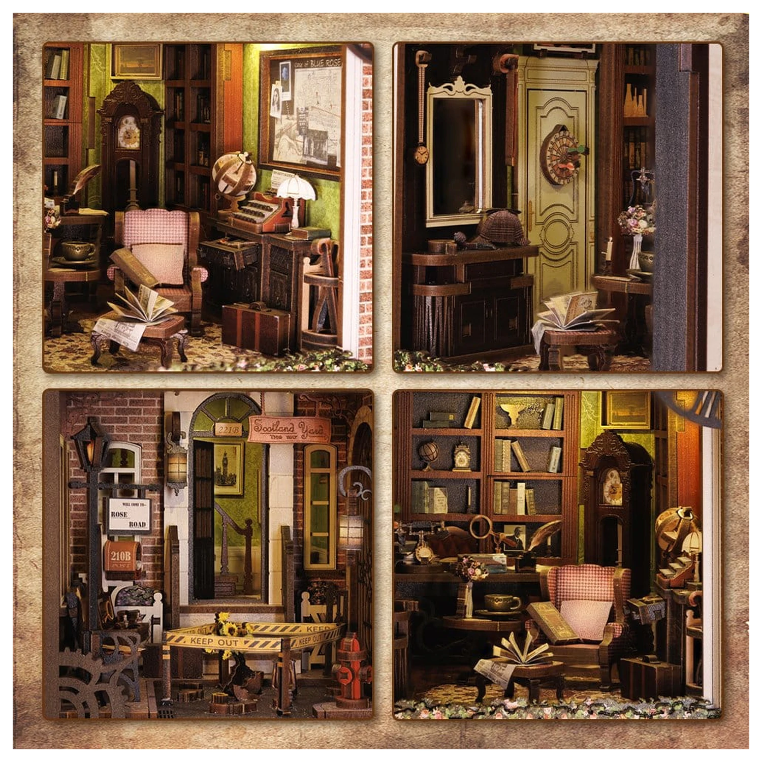 Book Nook Rose Detective Agency 23 x 11 cm  termékfotó