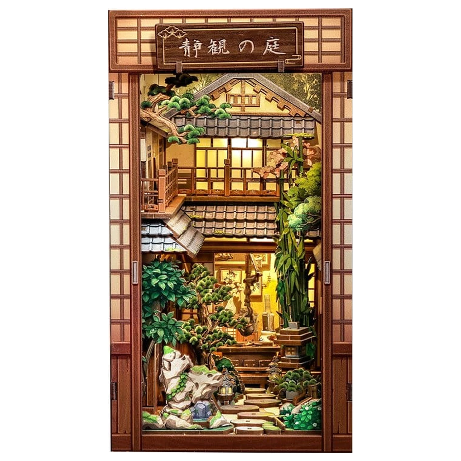 Book Nook Serene Courtyard 22 x 12 cm termékfotó