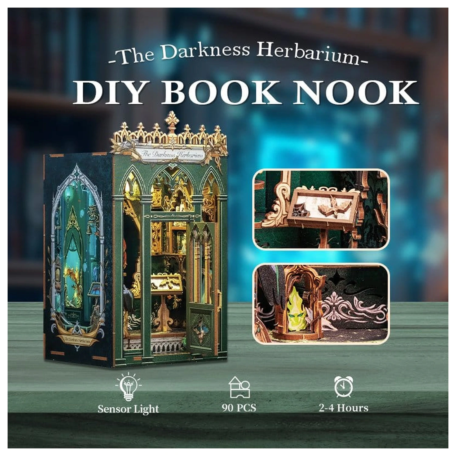 Book Nook The Darkness Herbarium 17 x 12 cm  termékfotó