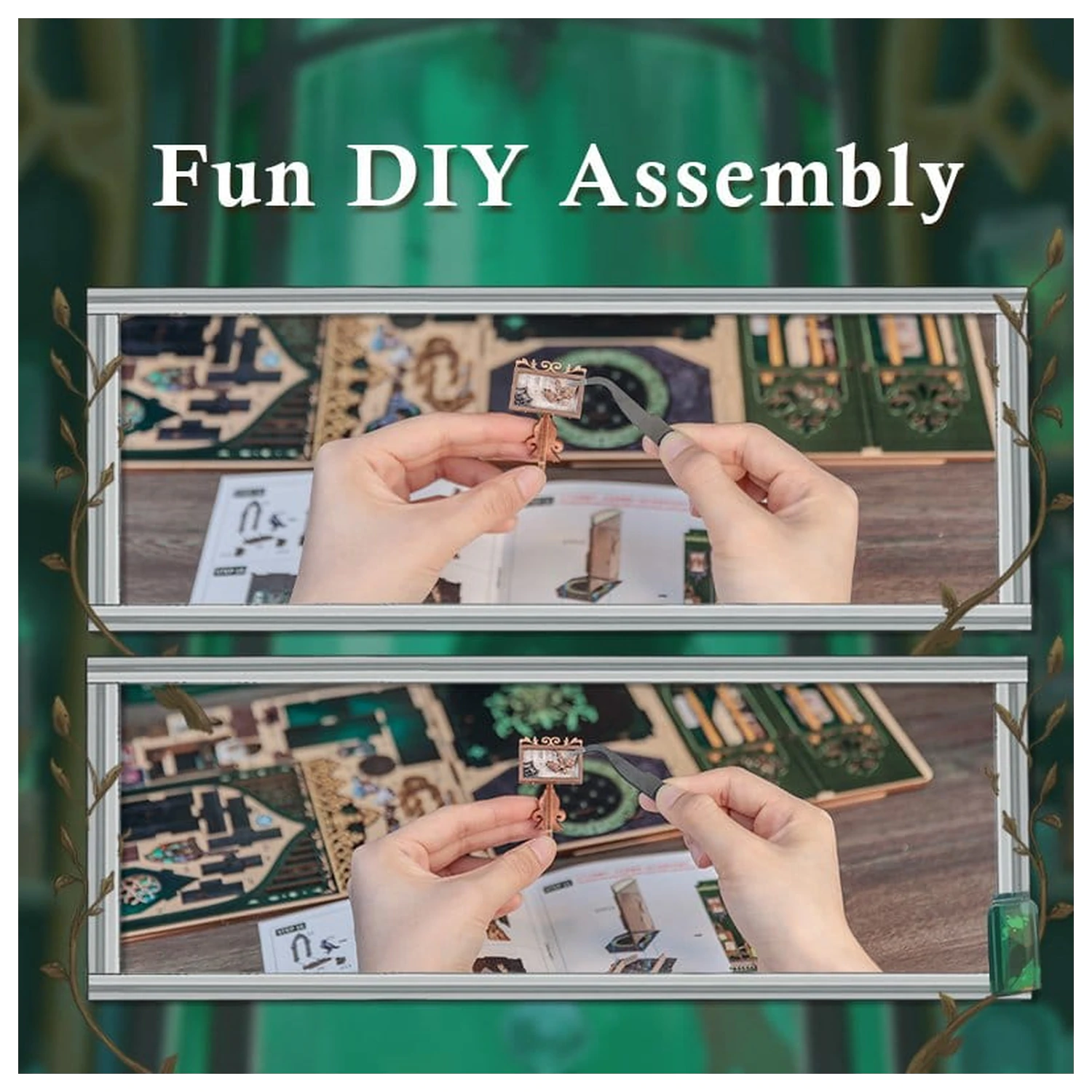 Book Nook The Darkness Herbarium 17 x 12 cm  termékfotó