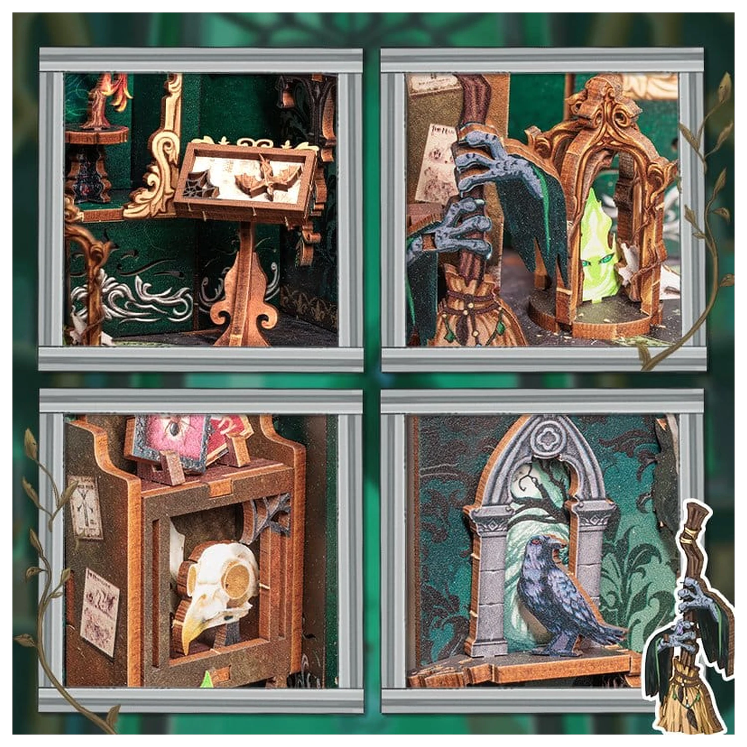 Book Nook The Darkness Herbarium 17 x 12 cm  termékfotó