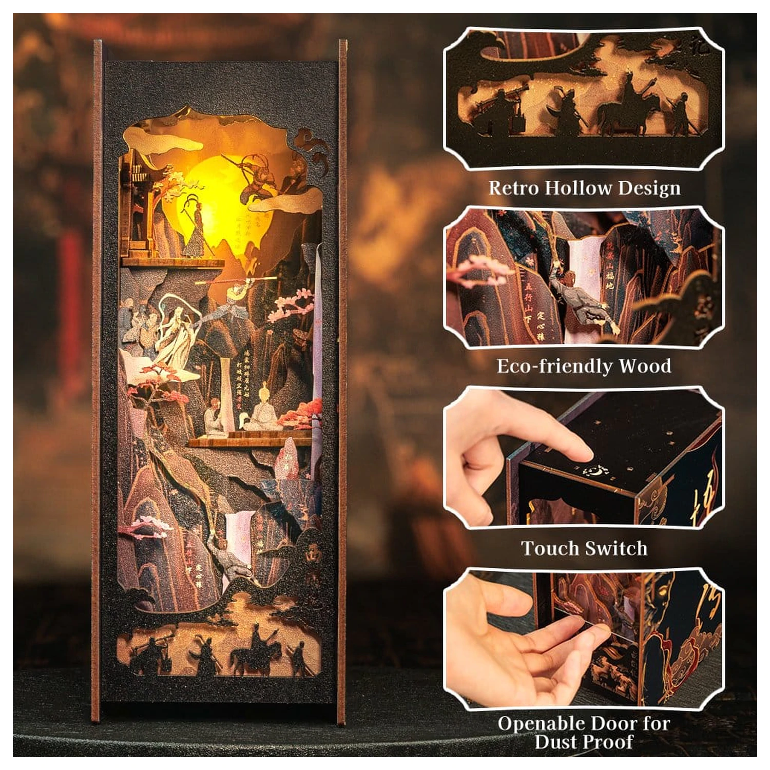 Book Nook The Legend of Wukong 22 x 8 cm   termékfotó