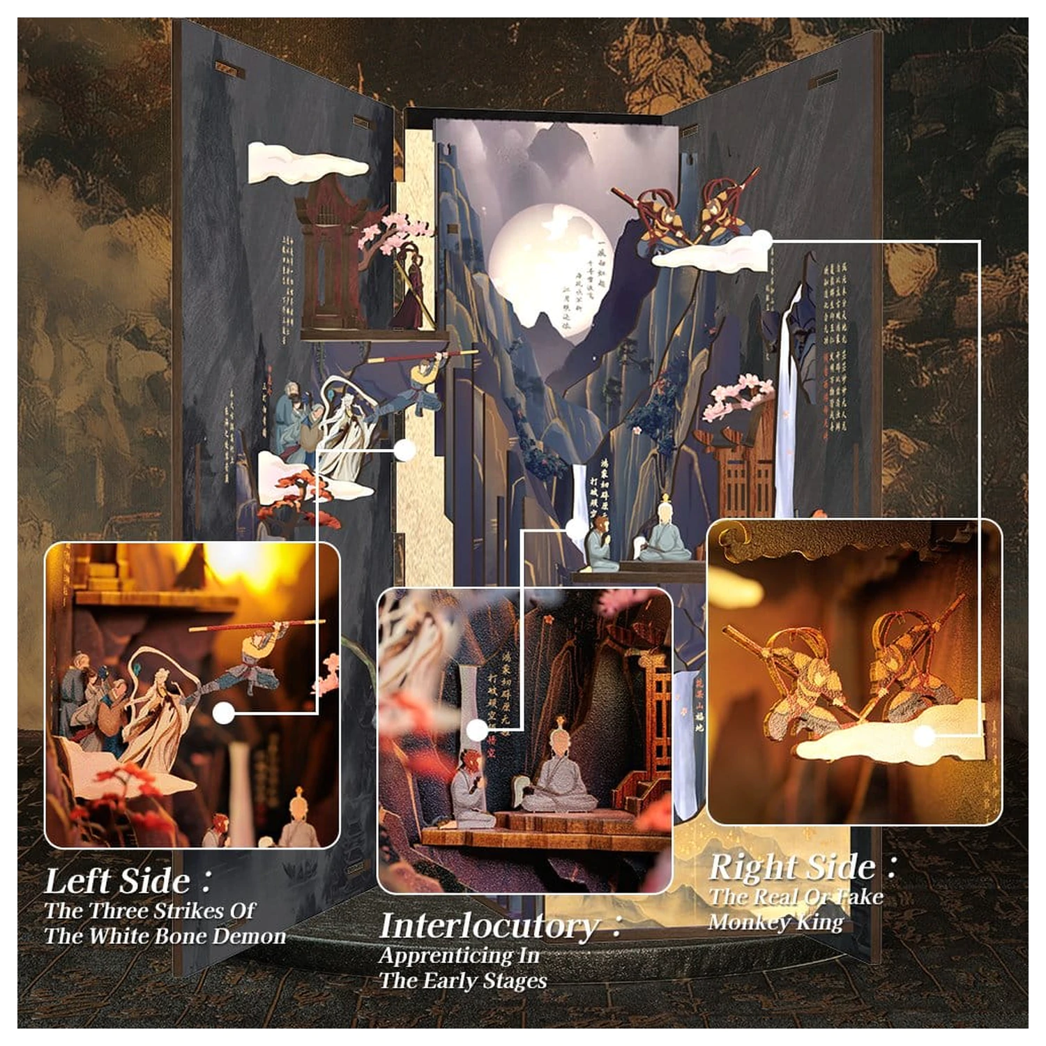 Book Nook The Legend of Wukong 22 x 8 cm   termékfotó