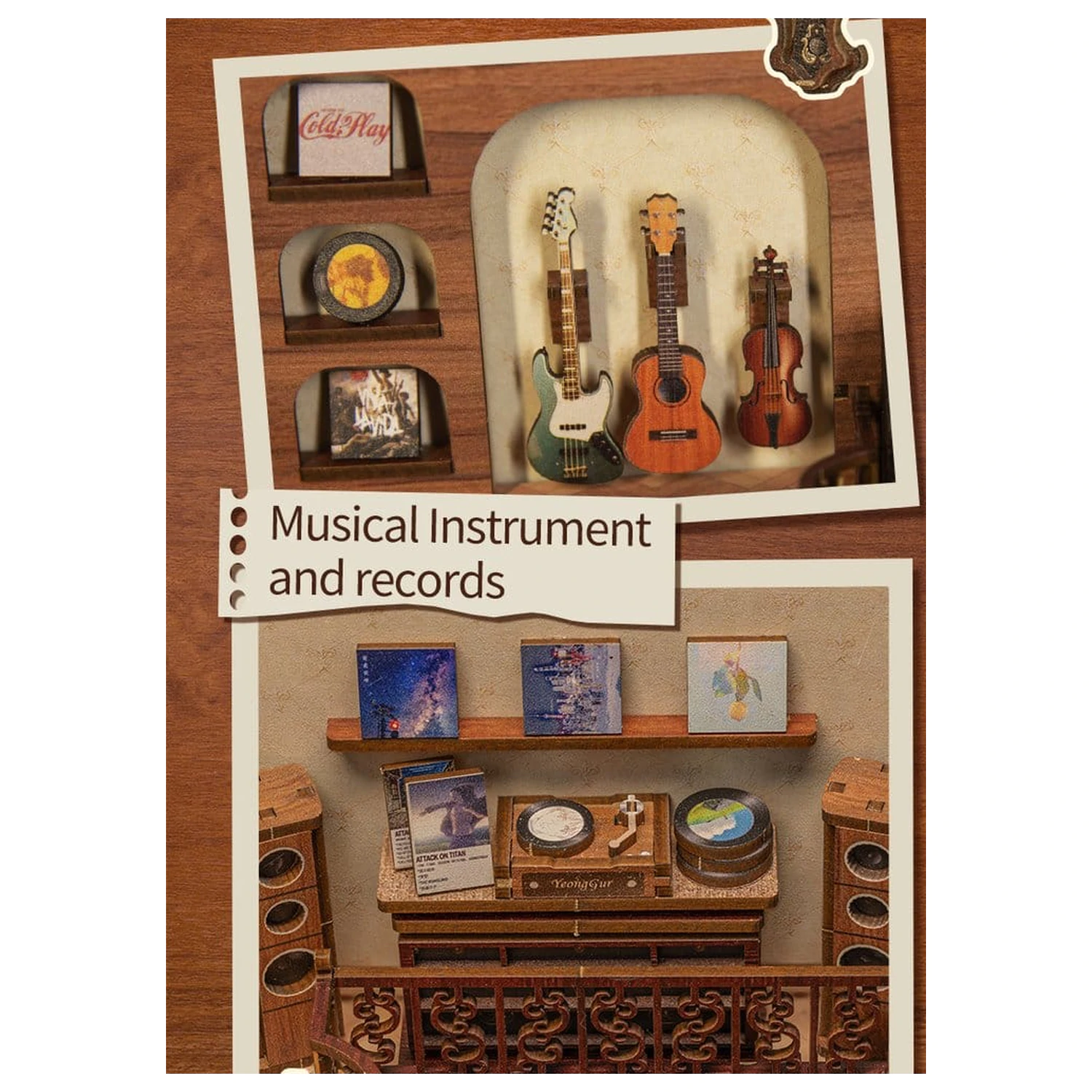 Book Nook The Secret Rhythm 23 x 11 cm  termékfotó