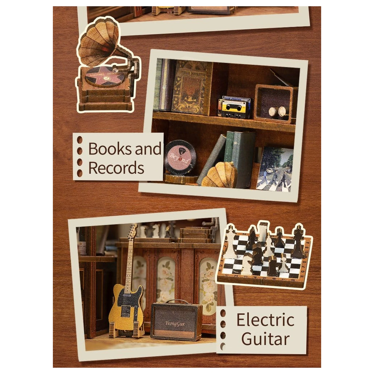 Book Nook The Secret Rhythm 23 x 11 cm  termékfotó