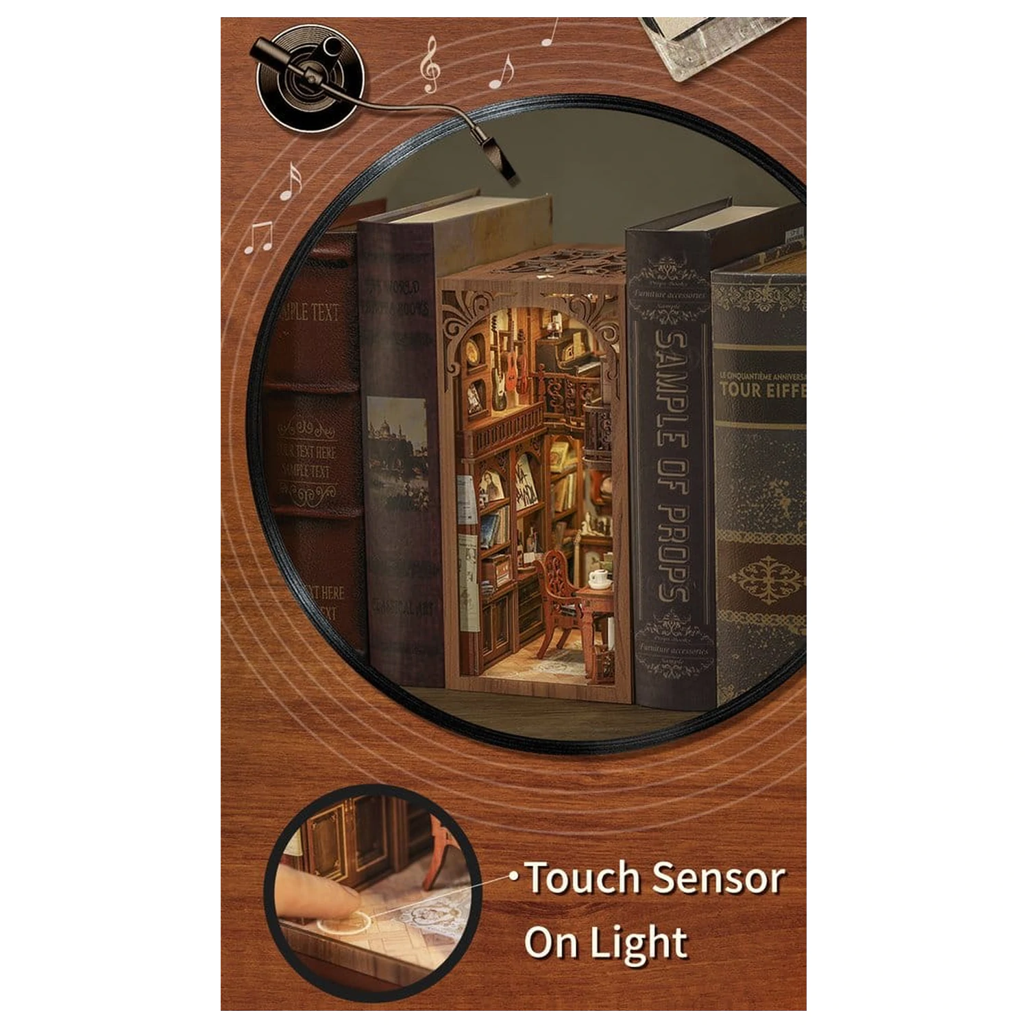 Book Nook The Secret Rhythm 23 x 11 cm  termékfotó