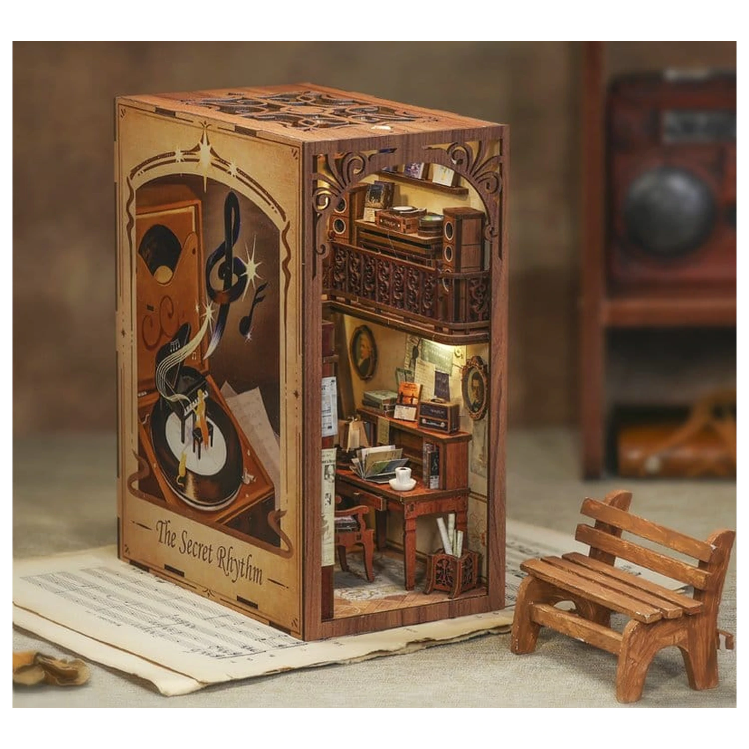 Book Nook The Secret Rhythm 23 x 11 cm  termékfotó