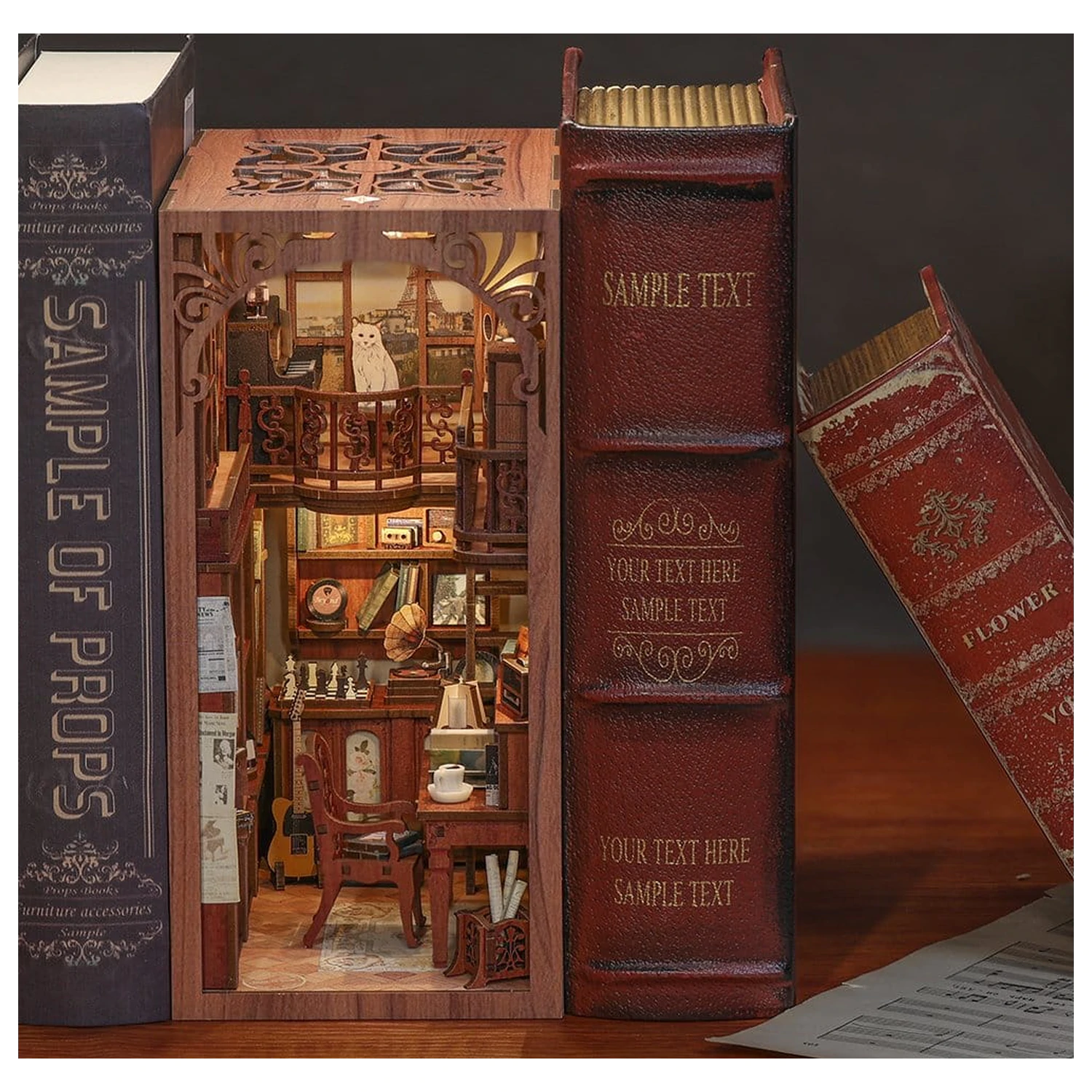 Book Nook The Secret Rhythm 23 x 11 cm  termékfotó