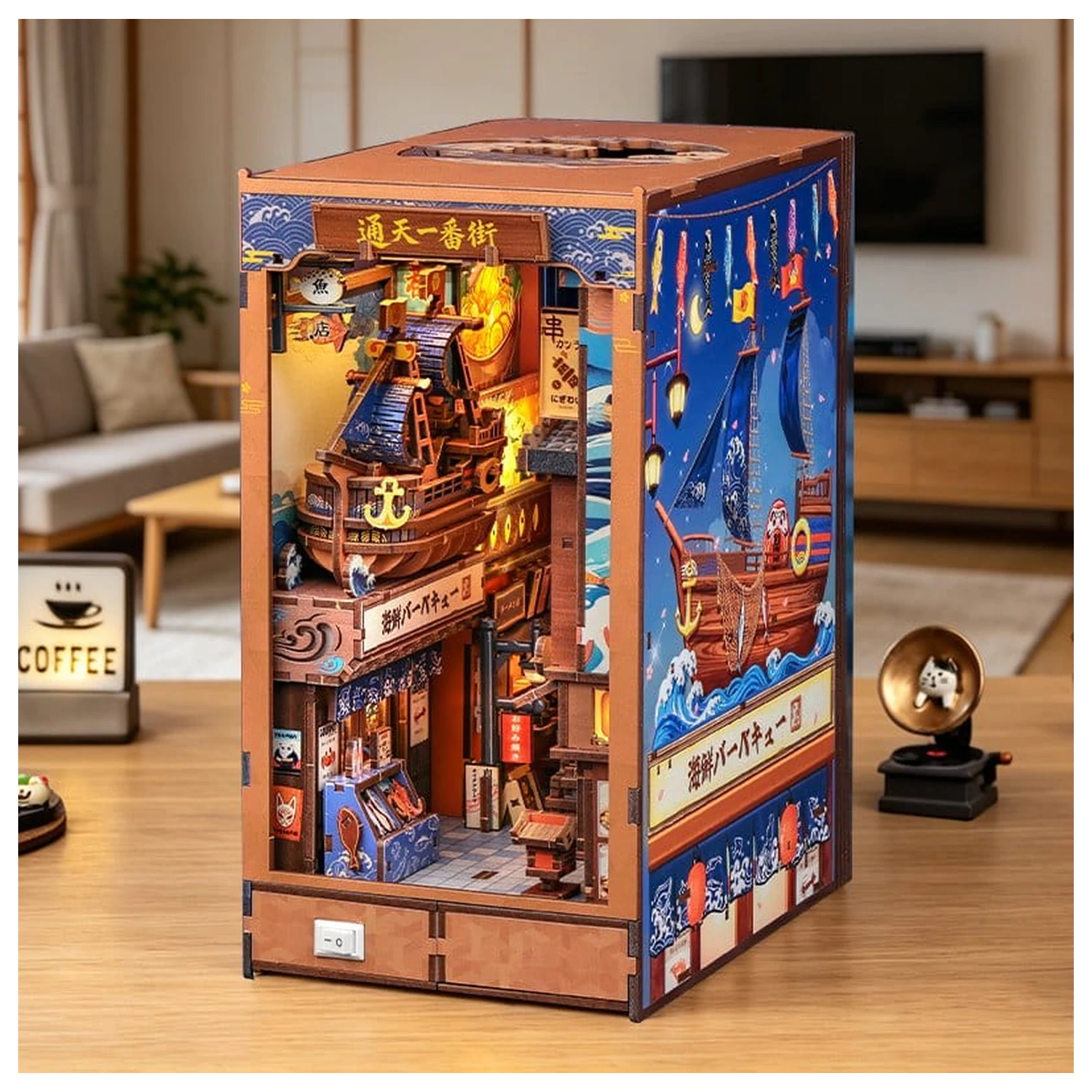 Book Nook Tsutenkaku Ichiban Street 23 x 12 cm termékfotó