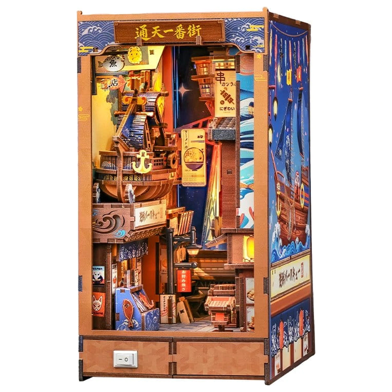 Book Nook Tsutenkaku Ichiban Street 23 x 12 cm termékfotó