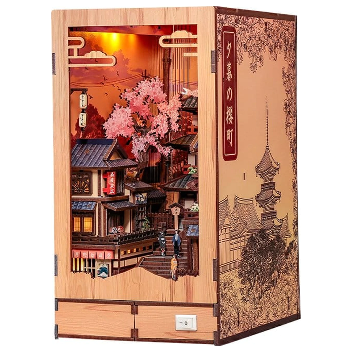 Book Nook Twilight Sakura Path 23 x 12 cm termékfotó