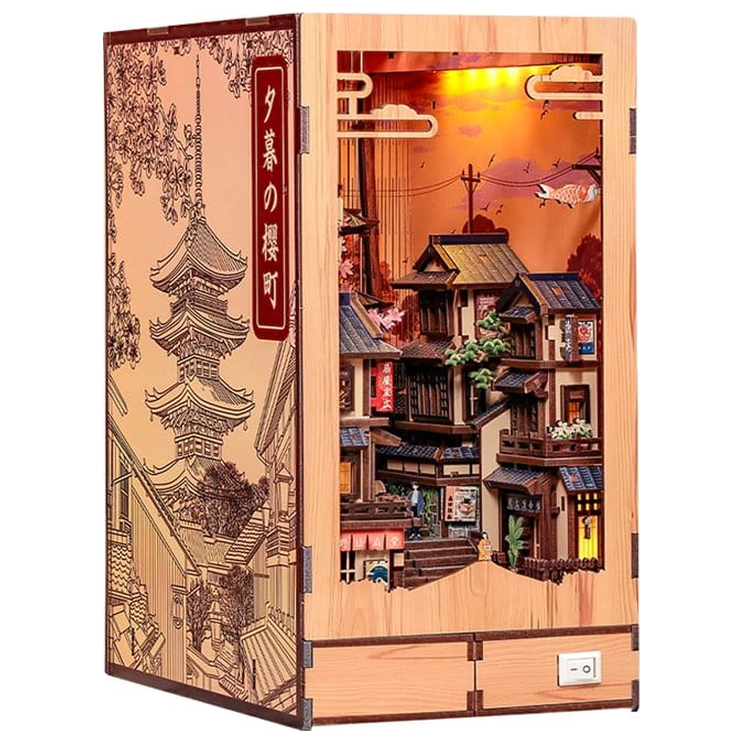 Book Nook Twilight Sakura Path 23 x 12 cm termékfotó