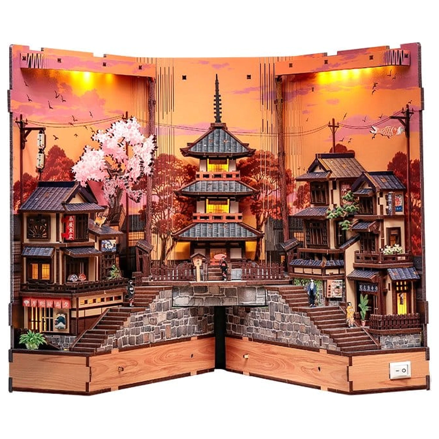 Book Nook Twilight Sakura Path 23 x 12 cm termékfotó