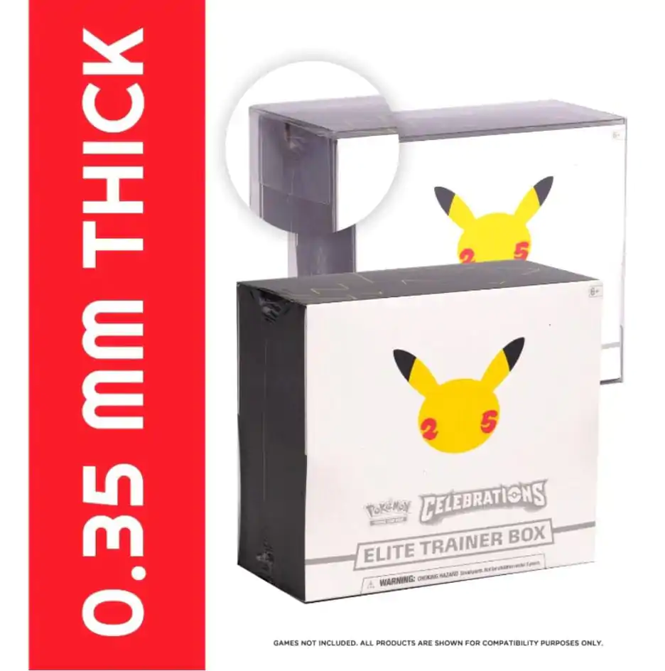 Booster Boxes / Elite Trainer Boxes Ver. 2 5 db-os PET protector védőtok csomag termékfotó
