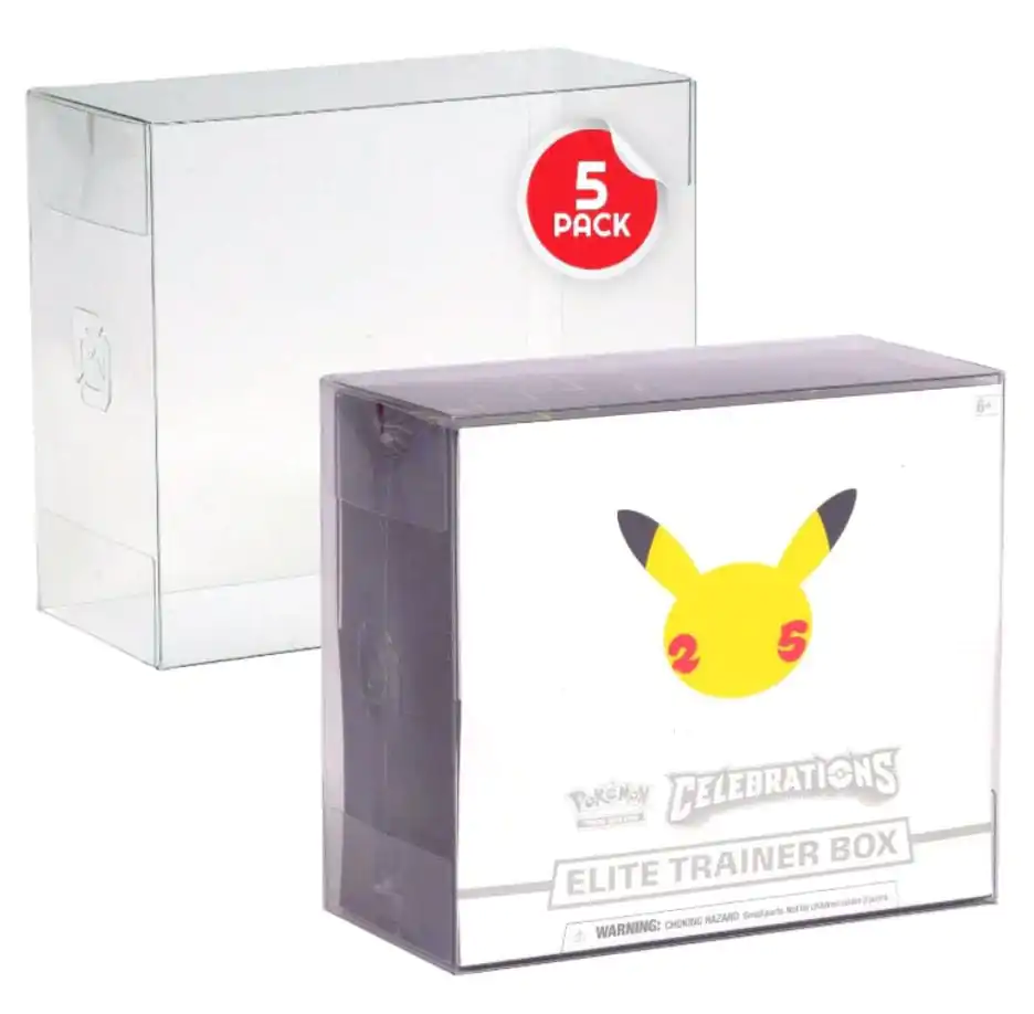 Booster Boxes / Elite Trainer Boxes Ver. 2 5 db-os PET protector védőtok csomag termékfotó