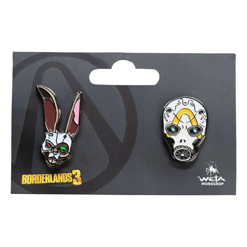 Borderlands Collectors Pins 2-Pack Bunny &amp; Psycho Mask Kitűző termékfotó