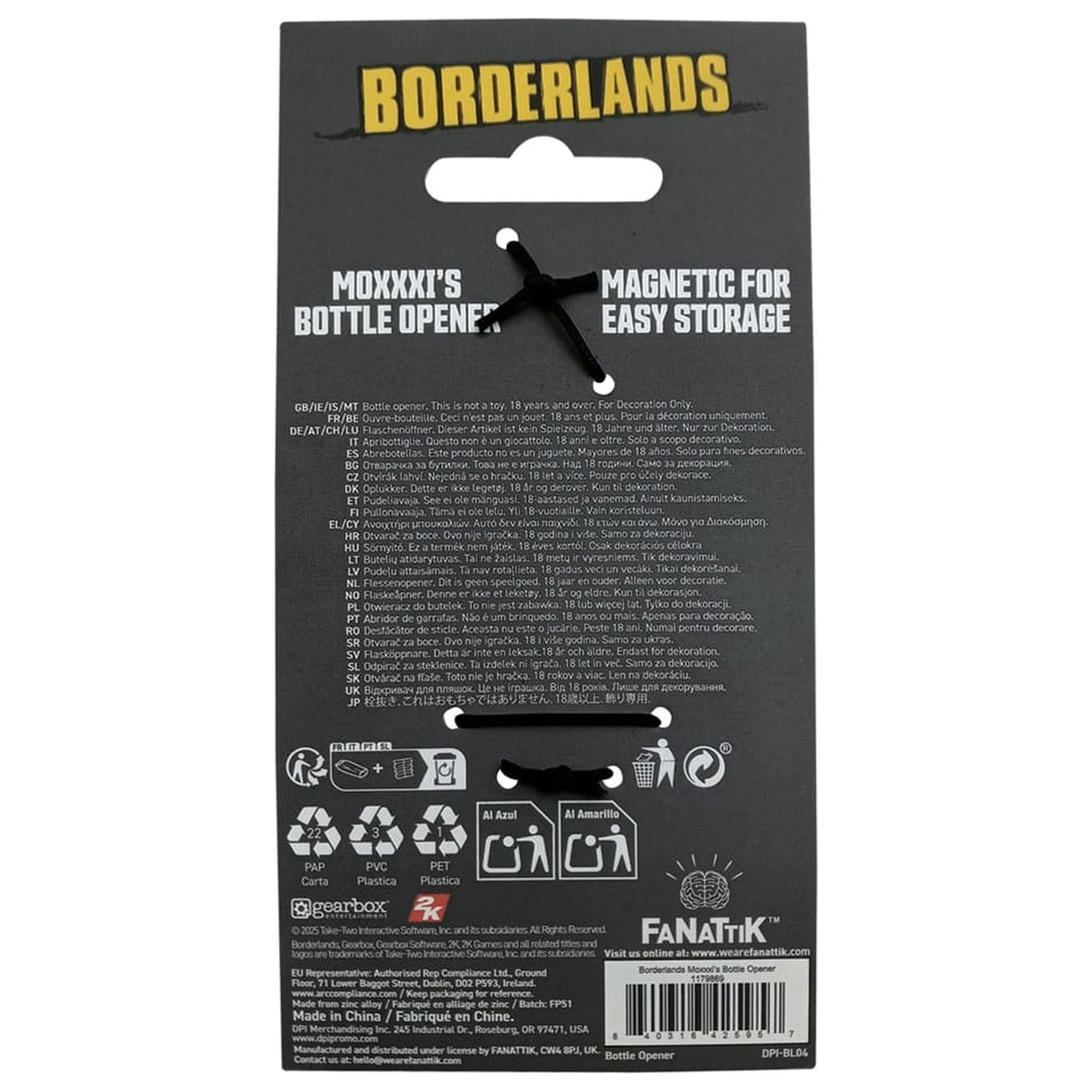 Borderlands Mad Moxxi sörnyitó  termékfotó