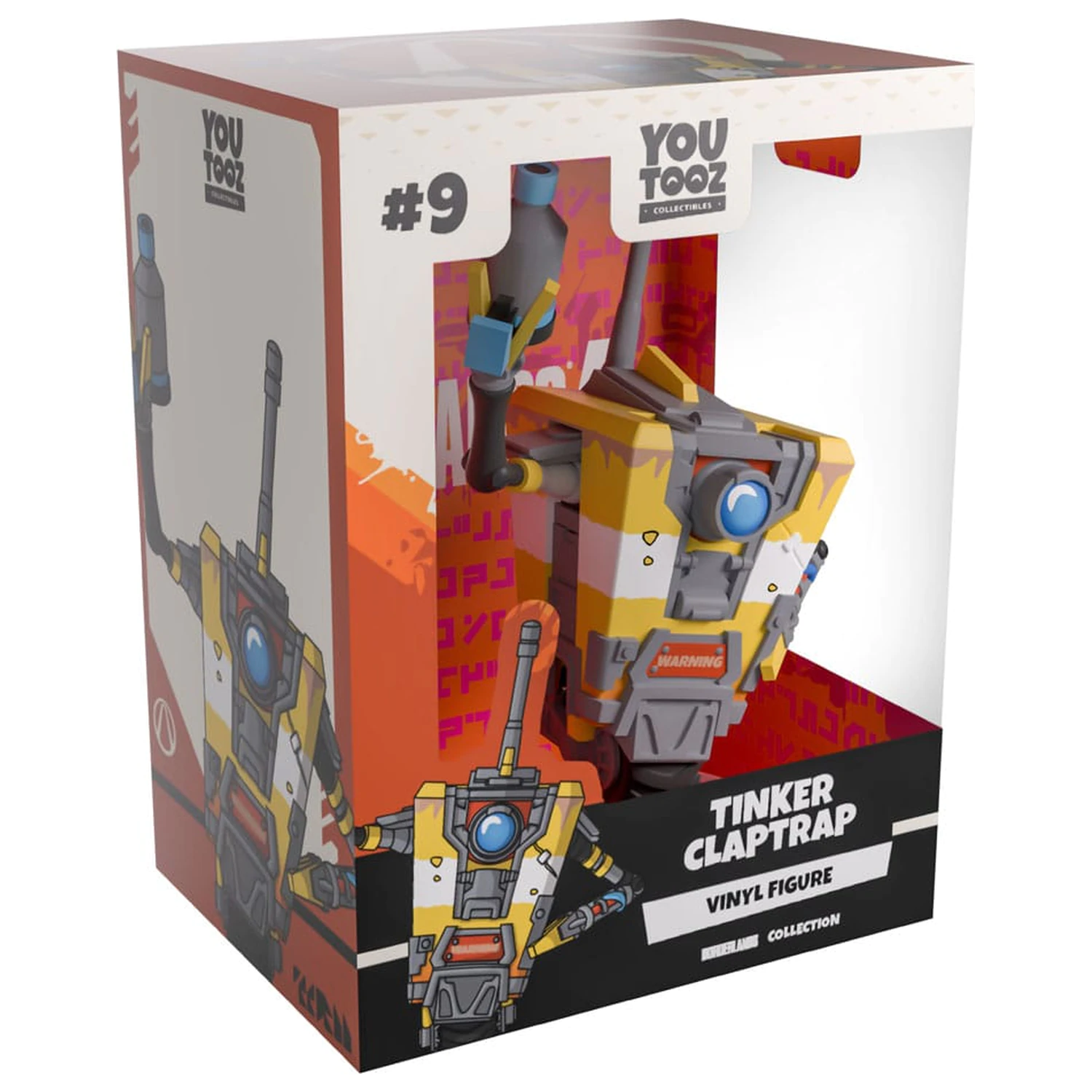 Borderlands Vinyl figura Tinker Claptrap 13 cm  termékfotó