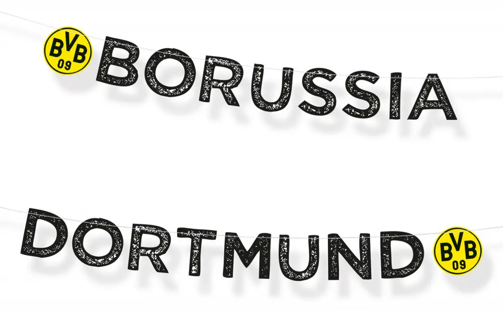 Borussia Dortmund papír felirat 180 cm termékfotó