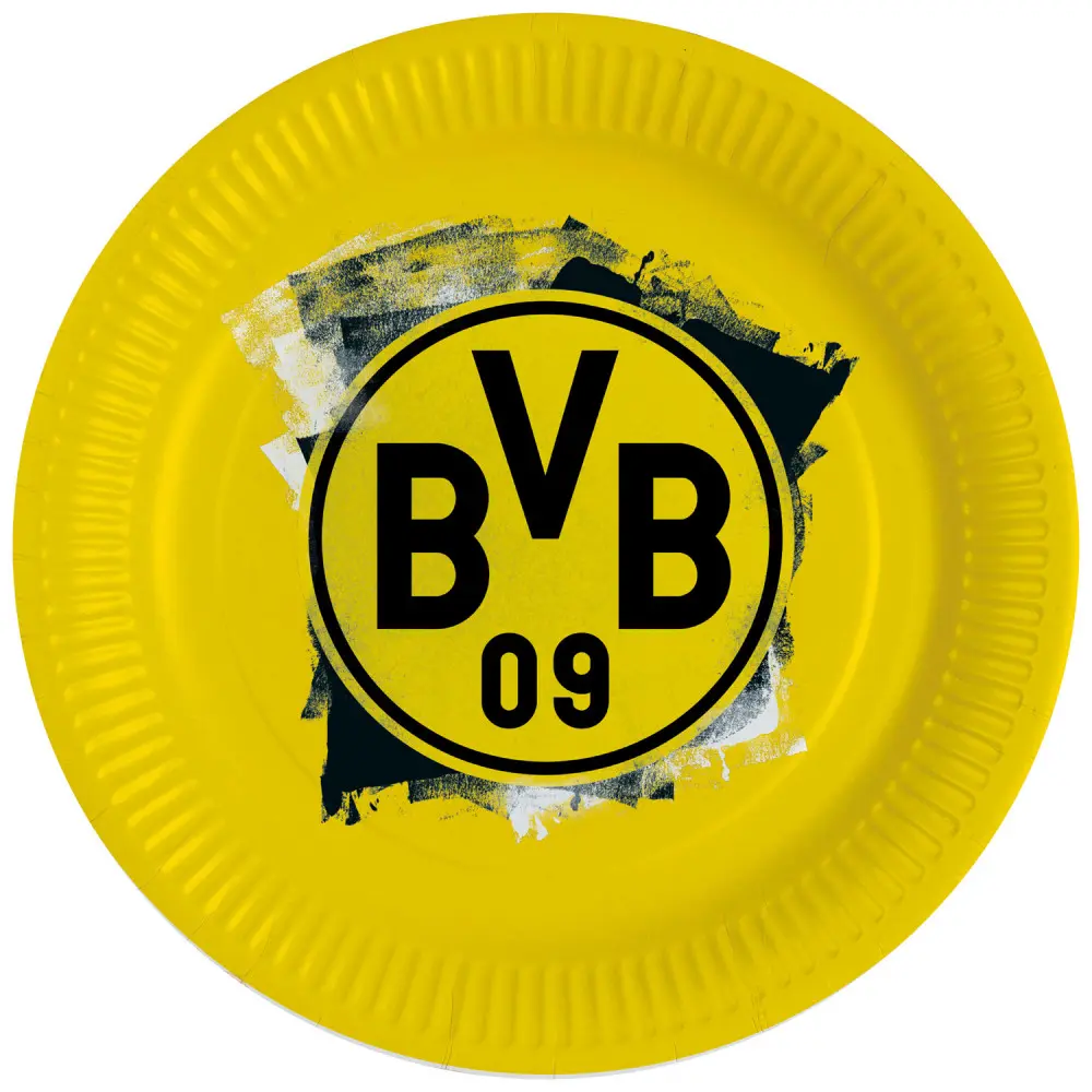 Borussia Dortmund papírtányér 8 db-os 23 cm termékfotó