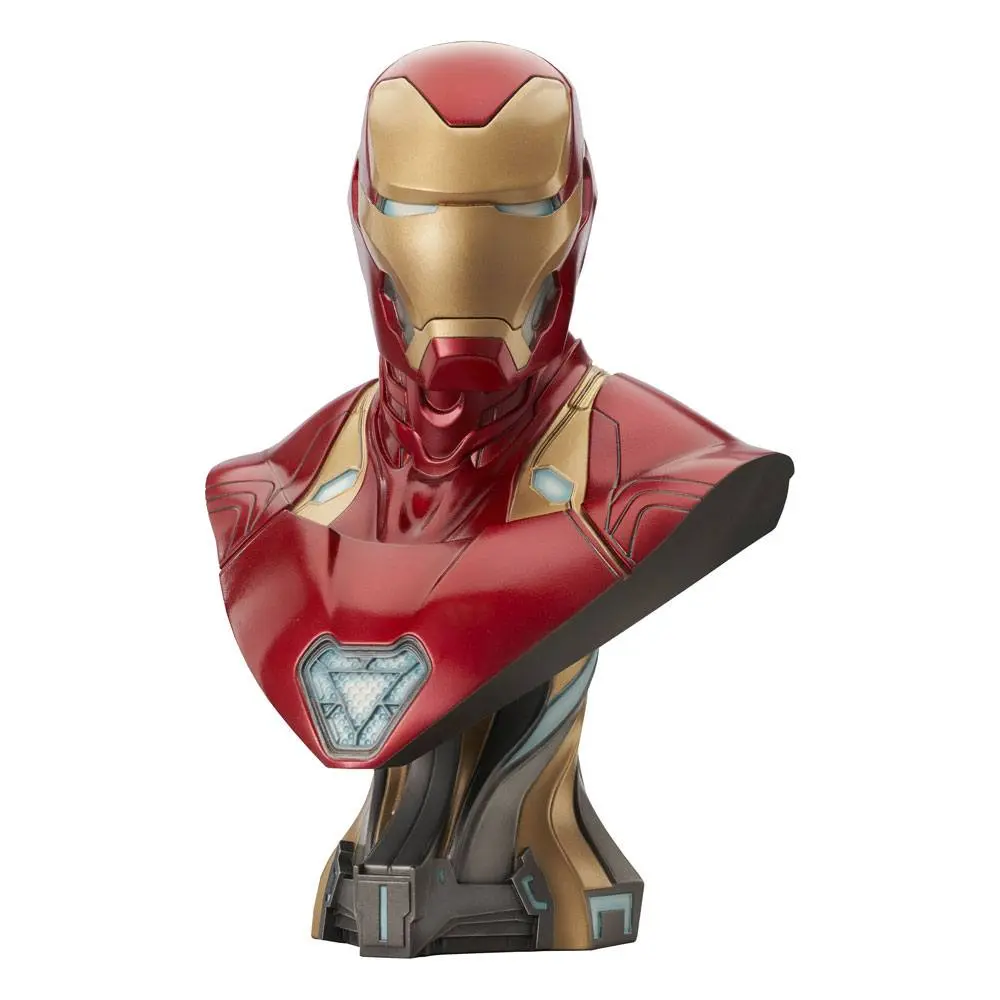 Bosszúállók: Infinity War Legends in 3D 1/2 Iron Man MK50 mellszobor figura 25 cm termékfotó