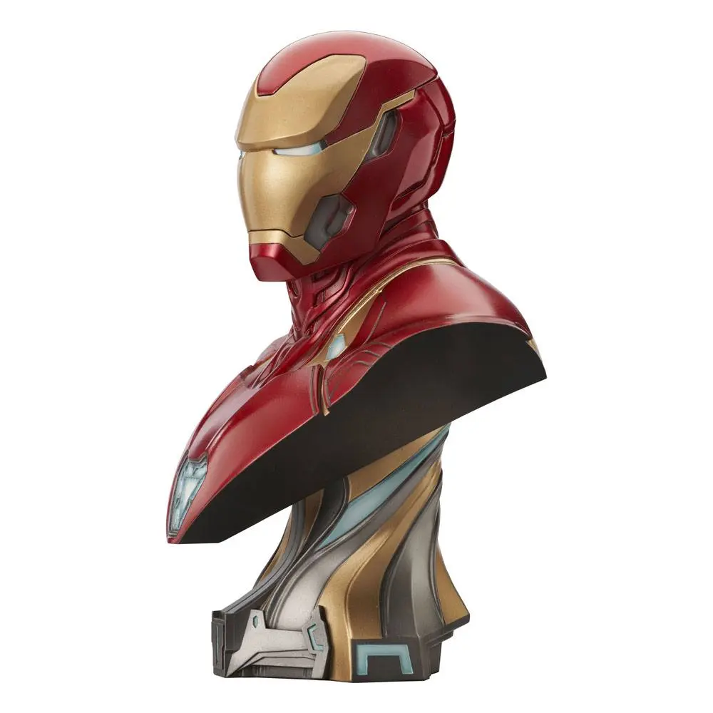 Bosszúállók: Infinity War Legends in 3D 1/2 Iron Man MK50 mellszobor figura 25 cm termékfotó