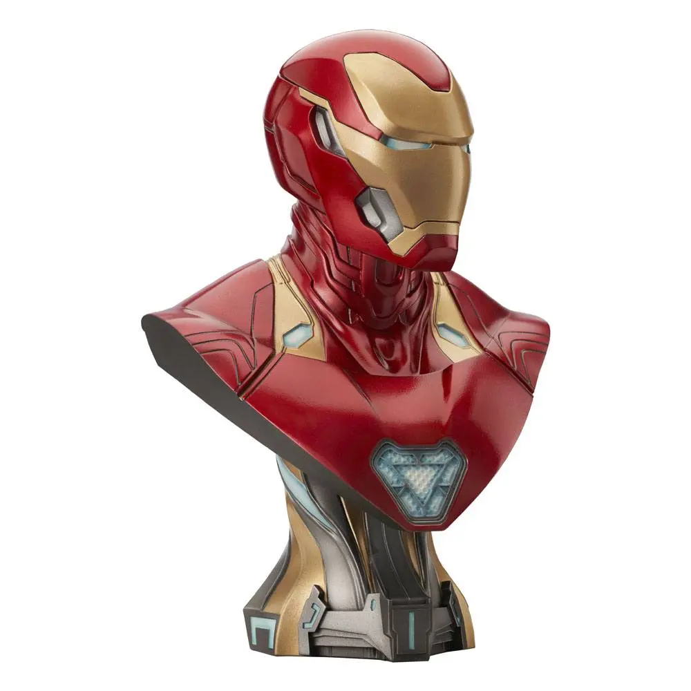 Bosszúállók: Infinity War Legends in 3D 1/2 Iron Man MK50 mellszobor figura 25 cm termékfotó