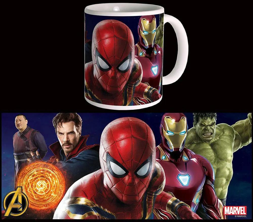 Bosszúállók Infinity War Spider-Man bögre termékfotó